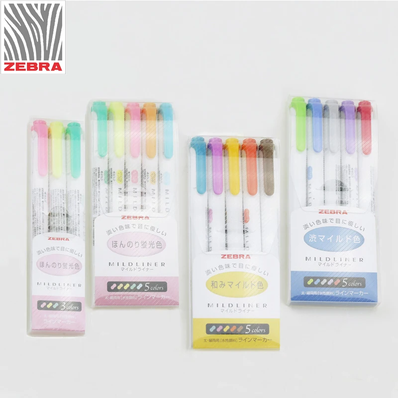 3pcs/set or 5pcs/set Japanese stationery zebra Mild liner double headed fluorescent pen hook pen color Mark pen cute
3pcs/set or 5pcs/set Japanese stationery zebra Mild liner double headed fluorescent pen hook pen color Mark pen cute
