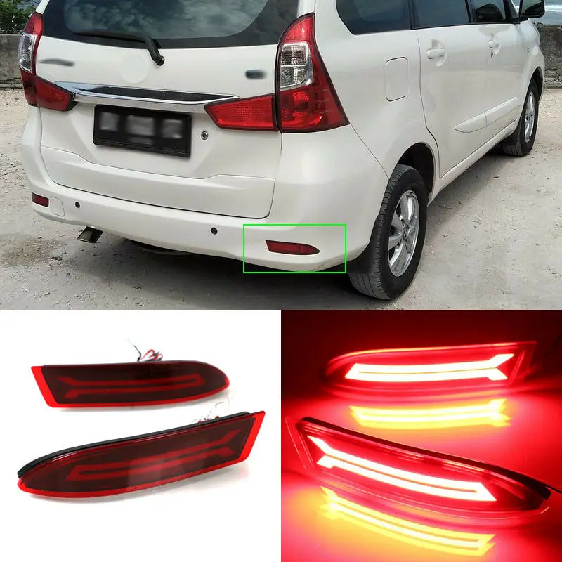 LED Rear Bumper Reflector Fog Brake Turn Indicator Lights For Toyota Avanza 2015-2016
LED Rear Bumper Reflector Fog Brake Turn Indicator Lights For Toyota Avanza 2015-2016