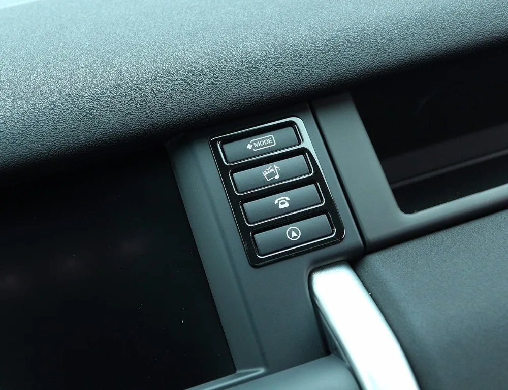 2Pcs ABS Chrome Console Multi-function Control Button decoration Frame Cover Trim For Land Rover Discovery Sport 15-17
2Pcs ABS Chrome Console Multi-function Control Button decoration Frame Cover Trim For Land Rover Discovery Sport 15-17