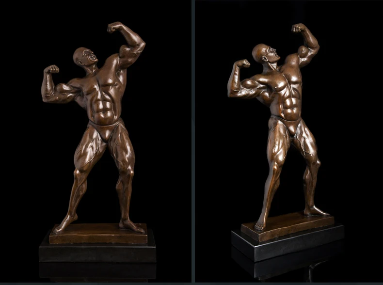 49CM large HOME OFFICE Living Room WINE BAR TOP COOL Ornament MAN MALE ART Fitness Bronze carving art Sculpture statue
49CM large HOME OFFICE Living Room WINE BAR TOP COOL Ornament MAN MALE ART Fitness Bronze carving art Sculpture statue