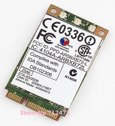 Новая беспроводная карта Atheros AR5BXB72 AR5008 802.11a/b/g/n для IBM Thinkpad T60 T61 Z60 61 X60 X61 R60 R61 42T0825
Новая беспроводная карта Atheros AR5BXB72 AR5008 802.11a/b/g/n для IBM Thinkpad T60 T61 Z60 61 X60 X61 R60 R61 42T0825