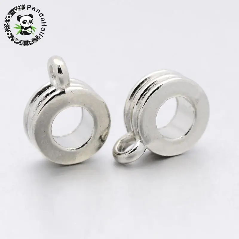 Zinc Alloy European Hangers, Bail Beads, Platinum Color, Column, 9x12x4mm, Hole: 2mm
Zinc Alloy European Hangers, Bail Beads, Platinum Color, Column, 9x12x4mm, Hole: 2mm