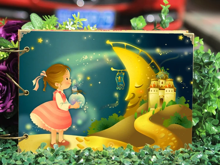 High Quality Girl Make A Wish Moon DIY Photo Album Creative Gift Retro Scrapbooking Baby Scrapbook Craft Handmade 10 Inch
High Quality Girl Make A Wish Moon DIY Photo Album Creative Gift Retro Scrapbooking Baby Scrapbook Craft Handmade 10 Inch