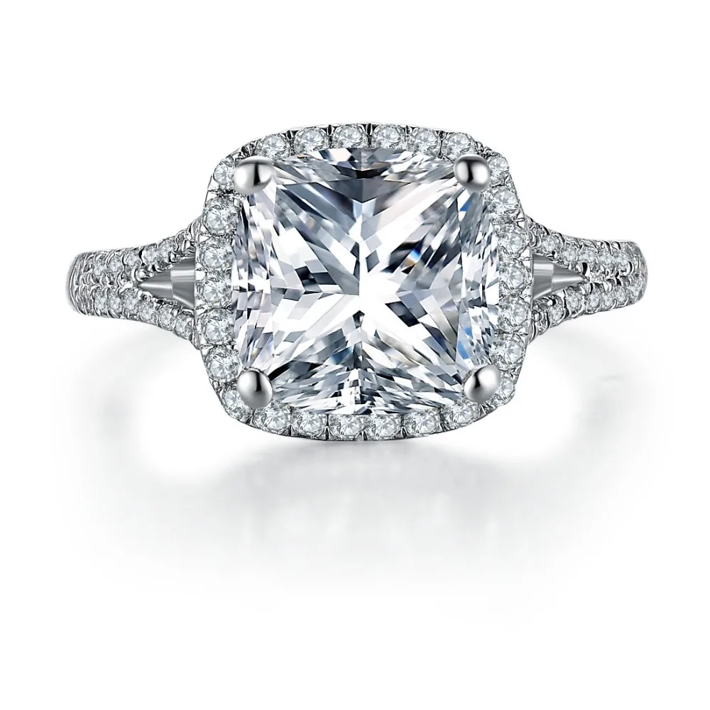 T Brand 1:1 Custom 3CT Diamond Silver Cushion Ring for Women Sterling Silver Jewelry Cushion Luxury Ring 18KT White Gold Plated
T Brand 1:1 Custom 3CT Diamond Silver Cushion Ring for Women Sterling Silver Jewelry Cushion Luxury Ring 18KT White Gold Plated