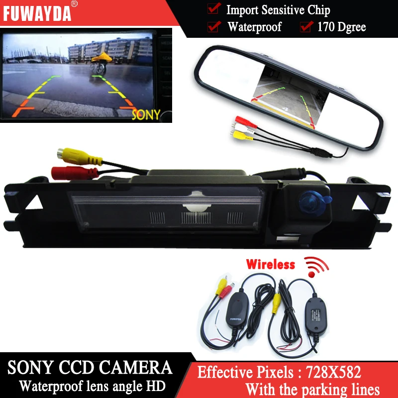 FUWAYDA LED Vision Video Auto Parking Monitor for SONY Car RearView Camera With 4.3inch Car Rearview Mirror for Toyota Yaris
FUWAYDA LED Vision Video Auto Parking Monitor for SONY Car RearView Camera With 4.3inch Car Rearview Mirror for Toyota Yaris