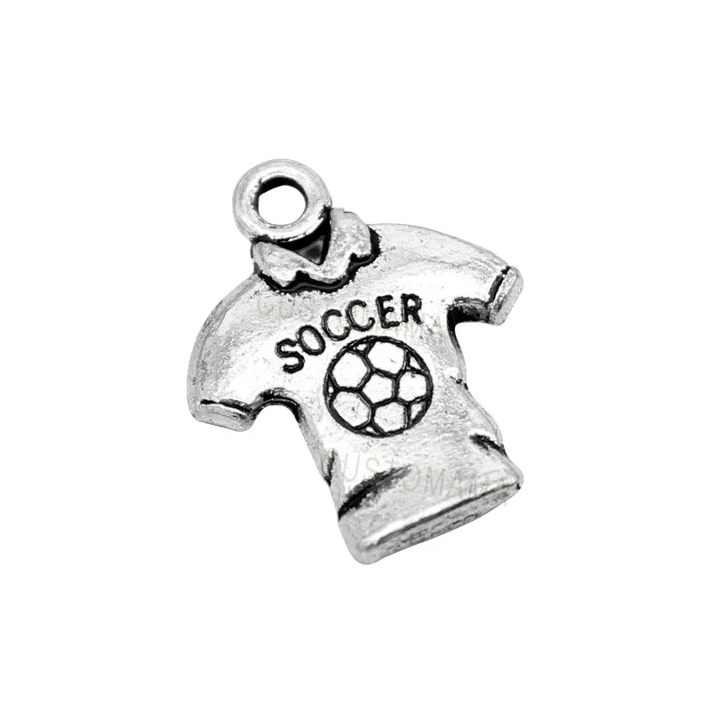 60pcs-Antique Tibetan Silver Soccer Shirt Charms Pendant, Soccer Clothing Charms 18x15mm
60pcs-Antique Tibetan Silver Soccer Shirt Charms Pendant, Soccer Clothing Charms 18x15mm