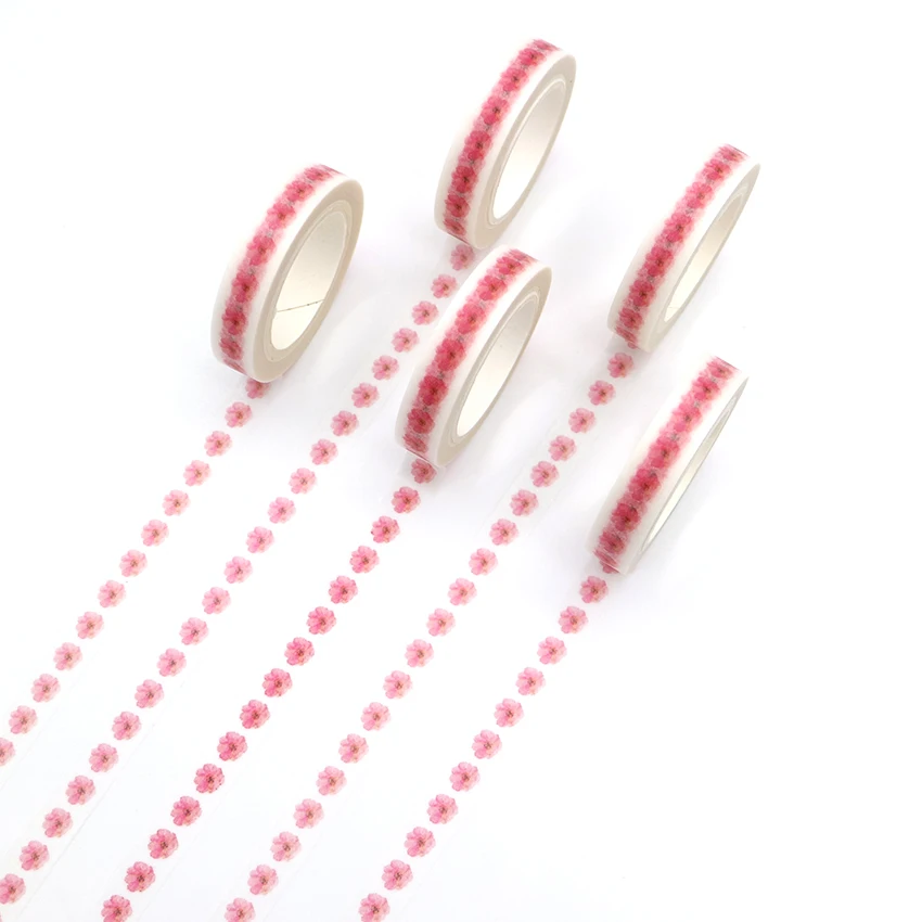 1 шт творческие способности с элегантным цветочным рисунком и лента Washi Diy дневник