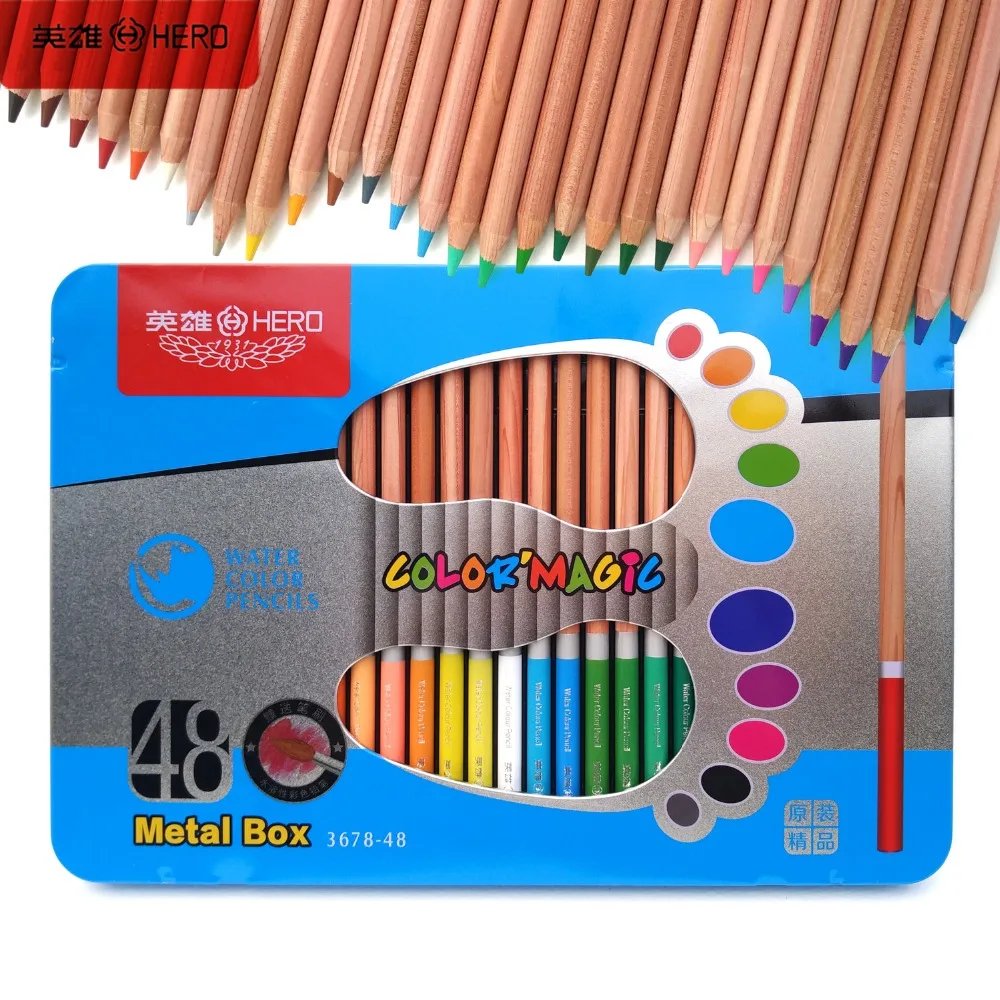 Artist Paint Color Pencil School 48 Watercolor Hero lapices de colores profesionales Drawing Colored Pencils Set Colorful Gift
Artist Paint Color Pencil School 48 Watercolor Hero lapices de colores profesionales Drawing Colored Pencils Set Colorful Gift