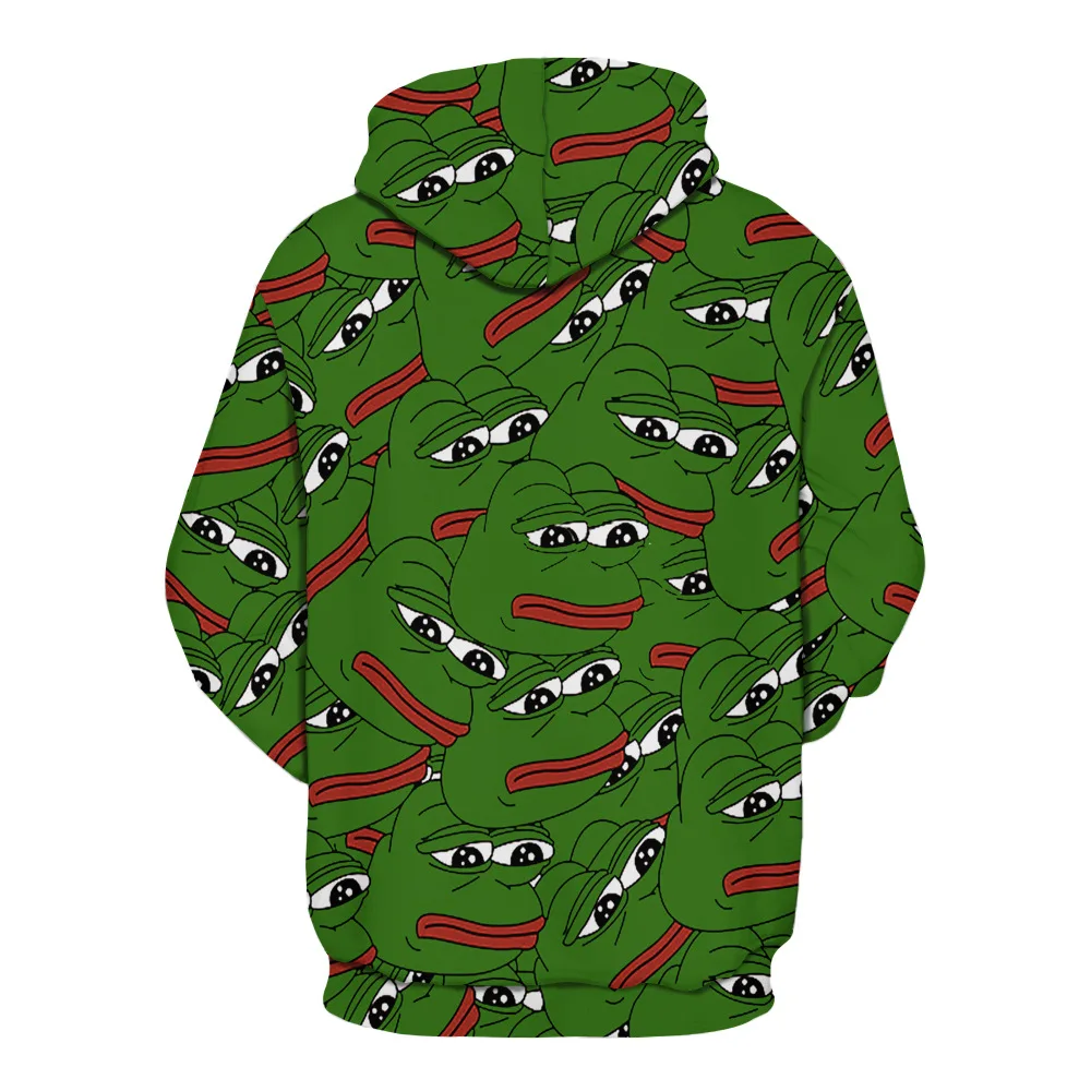 Nice New Brand 2D Anime Frog Hoodie Men Hip Hop Sweatshirts Funny Print Novelty Hooded Mens Oversized Hoody Long Sleeve Male Top
Nice New Brand 2D Anime Frog Hoodie Men Hip Hop Sweatshirts Funny Print Novelty Hooded Mens Oversized Hoody Long Sleeve Male Top