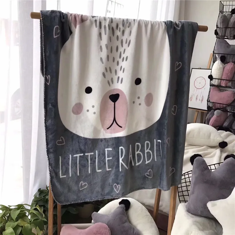 100*140CM Baby Blanket Kids Soft Infant Fleece Quilt Lovely Rabbit Fox Bear Blankets Baby Stroller Bedding Cover Blanket Bebes
100*140CM Baby Blanket Kids Soft Infant Fleece Quilt Lovely Rabbit Fox Bear Blankets Baby Stroller Bedding Cover Blanket Bebes