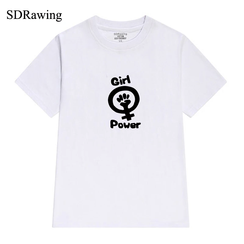 Feminism Girl Power cotton t Shirts Womens Clothing Unisex casual tops Graphic Tees plus size gift for her drop ship
Feminism Girl Power cotton t Shirts Womens Clothing Unisex casual tops Graphic Tees plus size gift for her drop ship