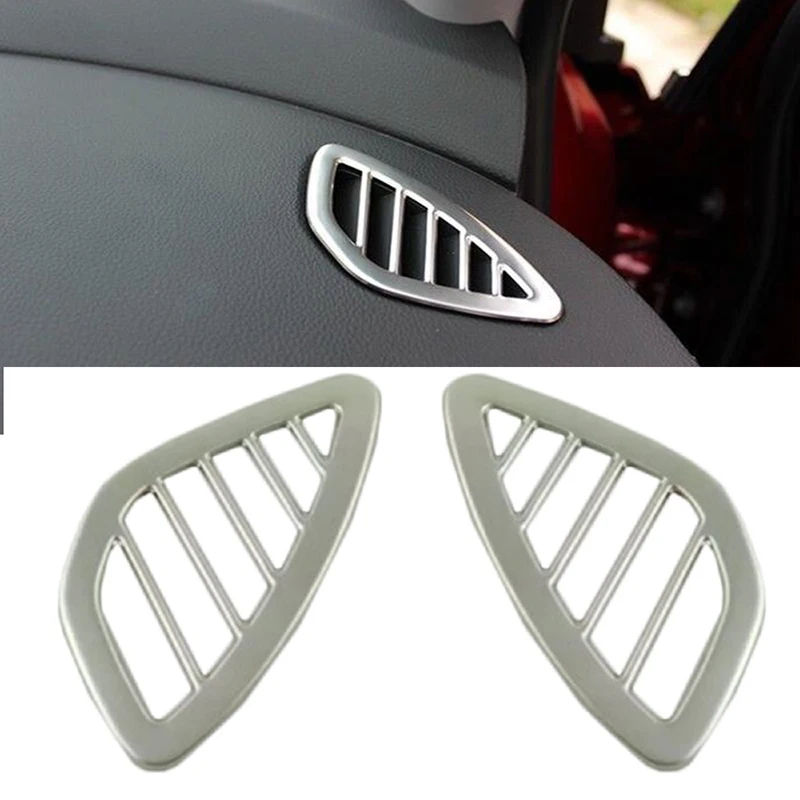 Stainless Steel Matt Interior Dashboard Air Condition Vent Outlet Trim Cover Fit For Chevrolet Cruze 2017-2018
Stainless Steel Matt Interior Dashboard Air Condition Vent Outlet Trim Cover Fit For Chevrolet Cruze 2017-2018