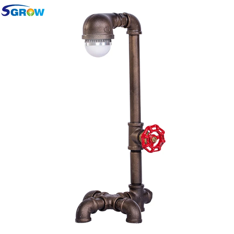 SGROW Loft Industrial Desk Lamp Iron Pipe Table Lamp E27 LED Bulb Lights for Bedroom Lamps Creative Design Decorative Desk Light
SGROW Loft Industrial Desk Lamp Iron Pipe Table Lamp E27 LED Bulb Lights for Bedroom Lamps Creative Design Decorative Desk Light