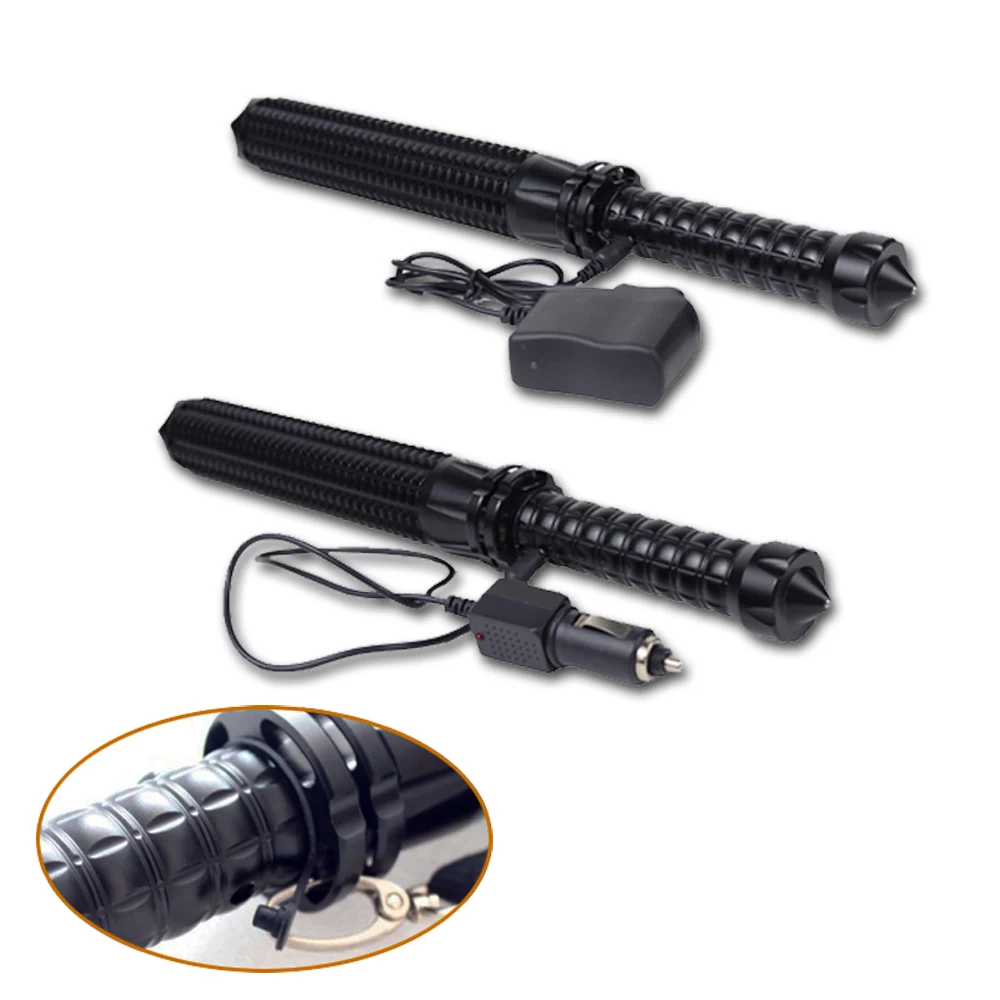 powerful led flashlight cree xml t6 portable light tactical torch baton flash self defense 18650 OR AAA 3000 lumens | Лампы и