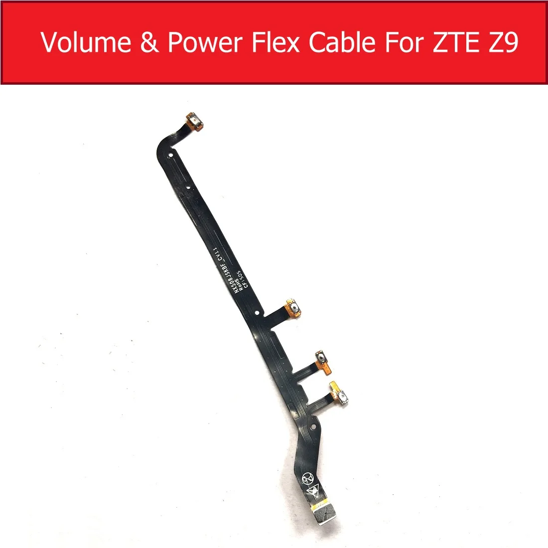 Genuine Shutter & Power & Volume On / OFF Flex Cable For ZTE Nubia Z9 NX508J Power & Volume Control Flex Ribbon Replacement
Genuine Shutter & Power & Volume On / OFF Flex Cable For ZTE Nubia Z9 NX508J Power & Volume Control Flex Ribbon Replacement