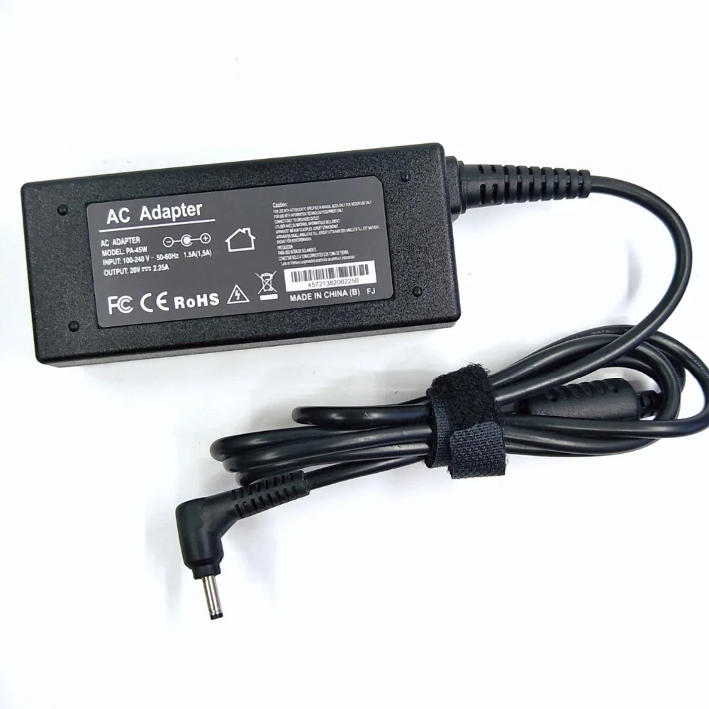 PA-45W для ноутбука Lenovo 20V 2.25A 45W Chromebook N21 AC адаптер питания зарядное устройство DC: 3,0 мм * 1,0 мм
PA-45W для ноутбука Lenovo 20V 2.25A 45W Chromebook N21 AC адаптер питания зарядное устройство DC: 3,0 мм * 1,0 мм
