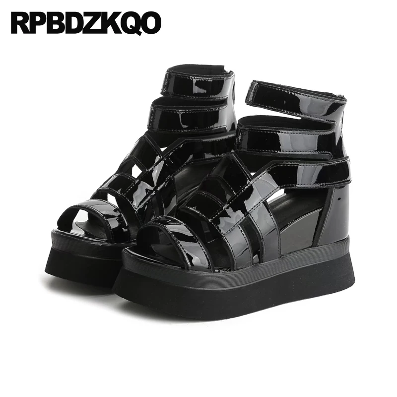 Booties Strap Up Wedge Black Shoes Strappy Vintage Gladiator Sandals Heels Platform Ankle Boots High Genuine Leather Women Pumps
Booties Strap Up Wedge Black Shoes Strappy Vintage Gladiator Sandals Heels Platform Ankle Boots High Genuine Leather Women Pumps