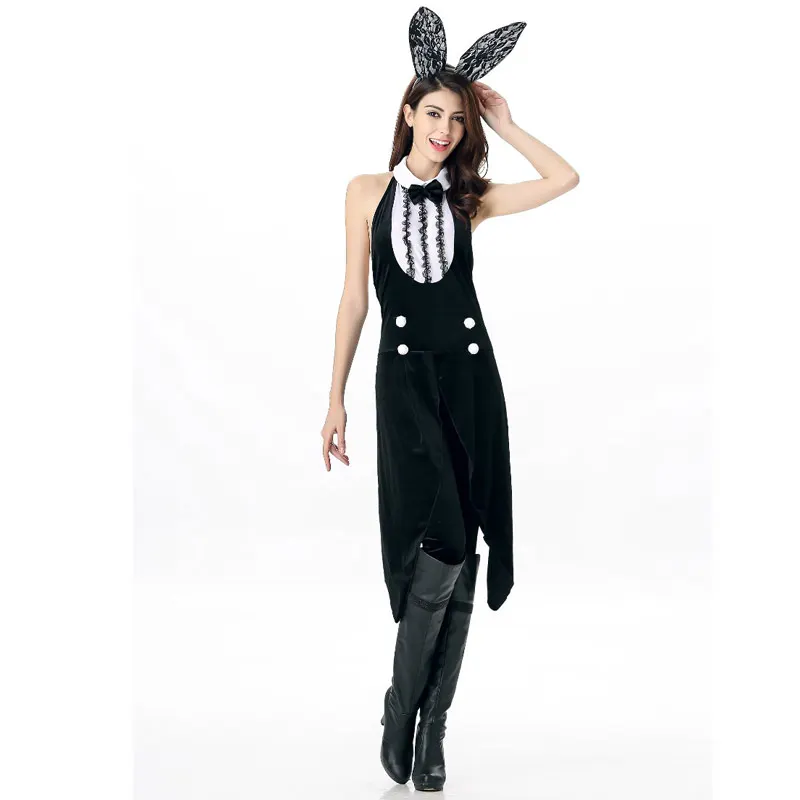 Halloween Cosplay Costume Bunny Girls Sexy Rabbit Costumes Backless Erotic Masquerade Party Outfit Fancy Babydoll Jumpsuit Women 
Halloween Cosplay Costume Bunny Girls Sexy Rabbit Costumes Backless Erotic Masquerade Party Outfit Fancy Babydoll Jumpsuit Women