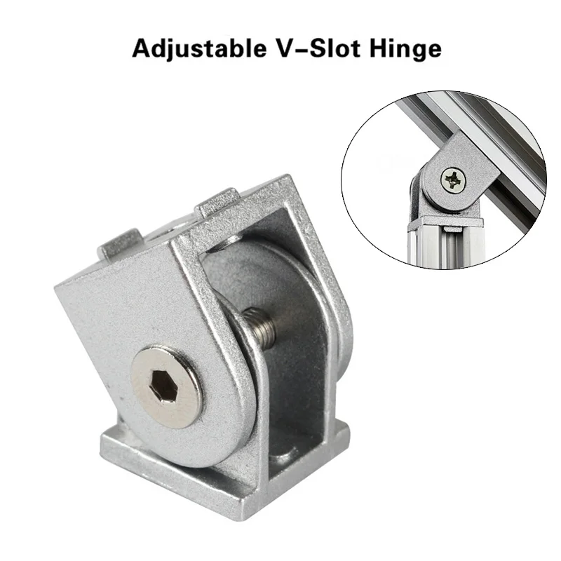 3D Printer Part Aluminum Angle Connector Adjustable Hinge Compatible with V-Slot C-Beam UY8
3D Printer Part Aluminum Angle Connector Adjustable Hinge Compatible with V-Slot C-Beam UY8