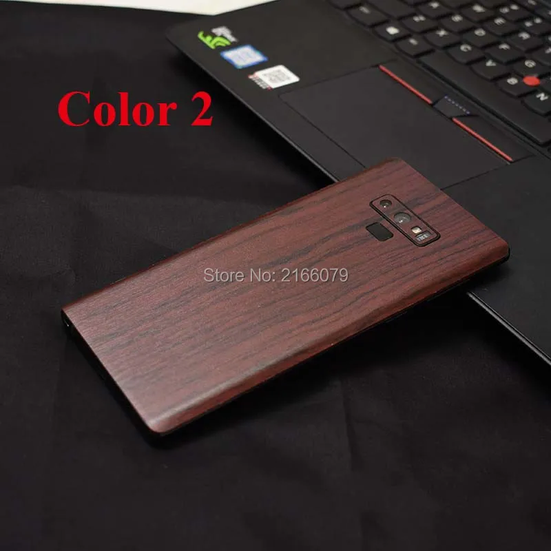 For Samsung Galaxy Note 10 9 8 7 5 S10 S9 S8 Plus S10e S7 Edge Full Cover Back 3D Wood Grain Protection Skin Decal Sticker Film |