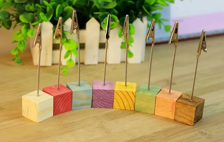 Colorful Square Wooden Card Holder , Wood Photo holder , Name Card Holder as Message Card Clip for Home
Colorful Square Wooden Card Holder , Wood Photo holder , Name Card Holder as Message Card Clip for Home