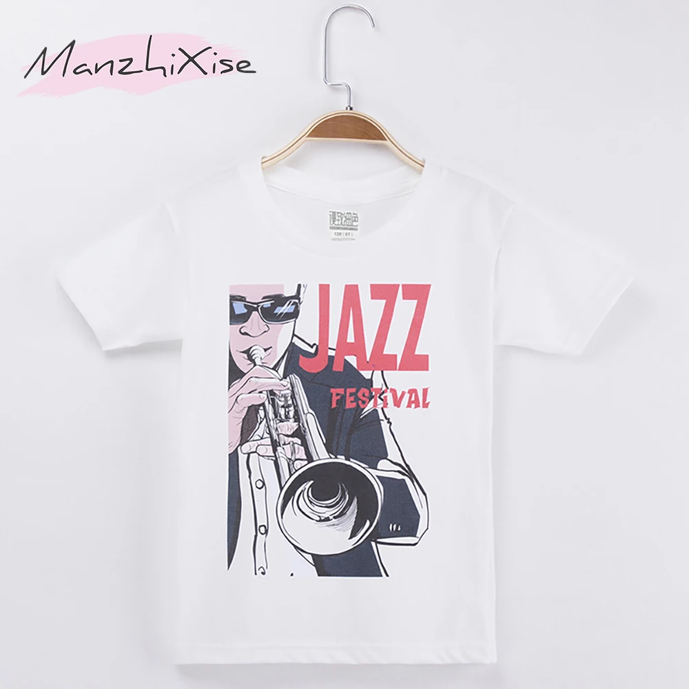 2019 Hot Sale Children Clothing Kids T-shirt Jazz Festival Print 100% Cotton Boys Short Sleeve T Shirts Baby Girl Clothes Tops
2019 Hot Sale Children Clothing Kids T-shirt Jazz Festival Print 100% Cotton Boys Short Sleeve T Shirts Baby Girl Clothes Tops