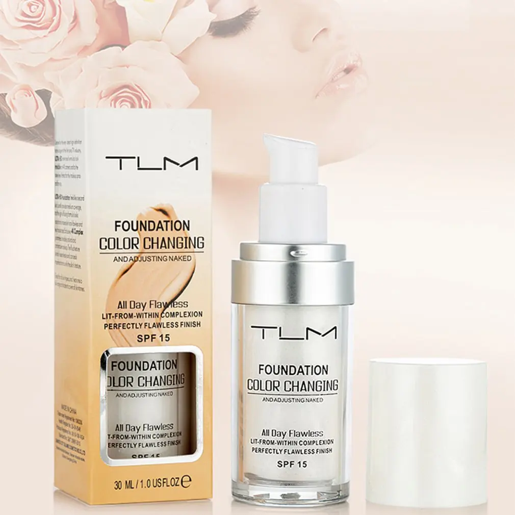 Colour Changing Warm Skin Tone Foundation Makeup Base Nude Face Moisturizing Liquid Cover Concealer for Women
Colour Changing Warm Skin Tone Foundation Makeup Base Nude Face Moisturizing Liquid Cover Concealer for Women