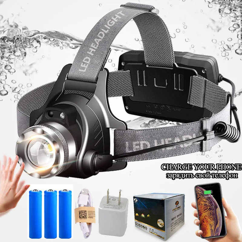 SHENYU Infrared Sensor LED Headlamp Rechargeable Zoomable Rotation Light Head Torch Cree XML-T6 L2 Headlight Hiking Camping
SHENYU Infrared Sensor LED Headlamp Rechargeable Zoomable Rotation Light Head Torch Cree XML-T6 L2 Headlight Hiking Camping