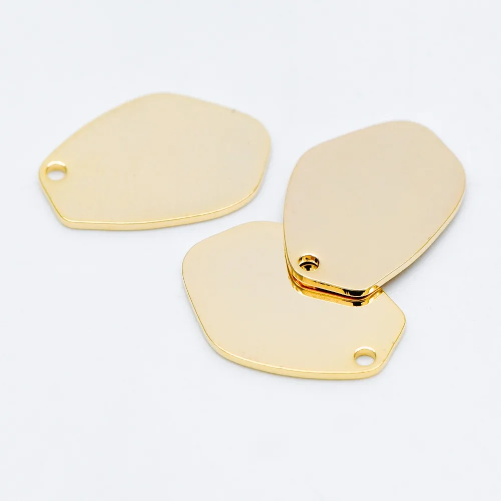 10pcs Gold Plated Brass Irregular Geometic Charm Pendants For Jewelry Making Accessories (GB-502)
10pcs Gold Plated Brass Irregular Geometic Charm Pendants For Jewelry Making Accessories (GB-502)