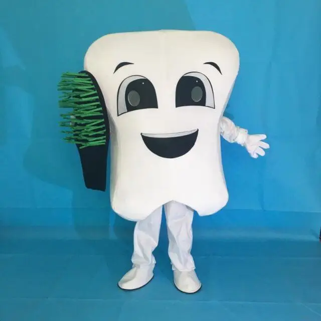 

New tooth mascot costume party costumes fancy dental care character mascot dress amusement park