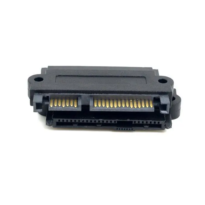 

Chenyang SFF-8482 SAS 22 Pin to 7 Pin + 15 Pin SATA Hard Disk Drive Raid Adapter
