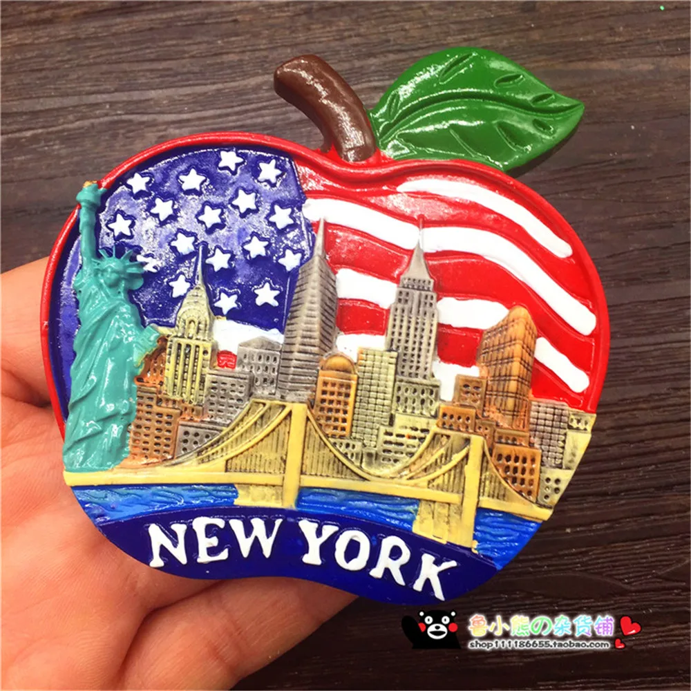 New Design Big Apple New York City US Statue Of Liberty Fridge Magnet Refrigerator Stickers Tourist Souvenirs Home Decoration
New Design Big Apple New York City US Statue Of Liberty Fridge Magnet Refrigerator Stickers Tourist Souvenirs Home Decoration