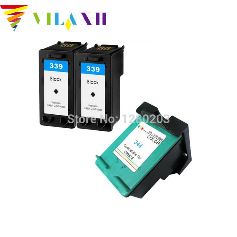 3pcs Vilaxh compatible 339 Ink Cartridge replacement for hp 339 xl 344 for Deskjet 460c 5740 6520 6620 6540 684 9800 printer
3pcs Vilaxh compatible 339 Ink Cartridge replacement for hp 339 xl 344 for Deskjet 460c 5740 6520 6620 6540 684 9800 printer