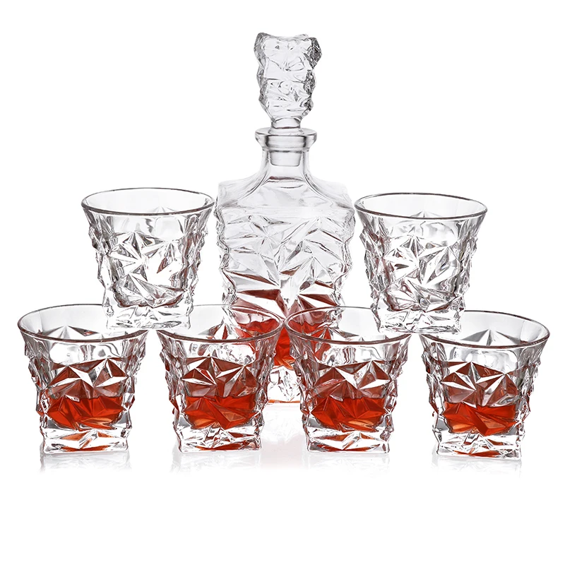 #35 Whisky Set Whisky Bottle Lead-Free Crystal Glass Whiskey Beer Mug Mouthwash Diamond Base Round Cup
#35 Whisky Set Whisky Bottle Lead-Free Crystal Glass Whiskey Beer Mug Mouthwash Diamond Base Round Cup