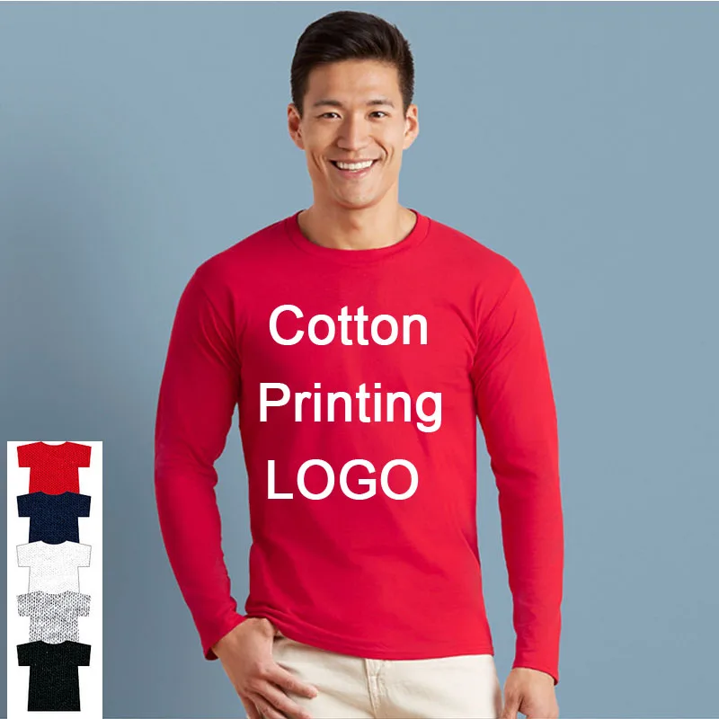 10pcs Vinyl Heat Print Logo Cotton t shirts For Men Long Sleeve Clothes Autumn Adult Solid Man Top Tees Soft Unisex Top shirt
10pcs Vinyl Heat Print Logo Cotton t shirts For Men Long Sleeve Clothes Autumn Adult Solid Man Top Tees Soft Unisex Top shirt