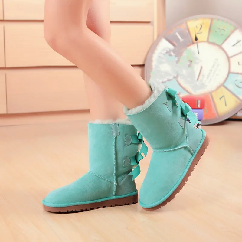 Top Quality Shoes Women 2021 Natural Wool Snow Boots Mid Calf Women Two Bowknot Shoes Women Sheepskin Fur Boots
Top Quality Shoes Women 2021 Natural Wool Snow Boots Mid Calf Women Two Bowknot Shoes Women Sheepskin Fur Boots