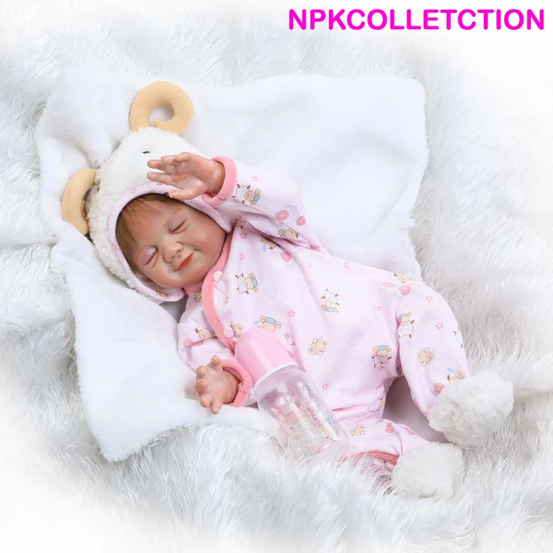 NPKCOLLECTION doll reborn full body silicone reborn baby girl dolls 20"55cm bebe alive boneca reborn silicone completa
NPKCOLLECTION doll reborn full body silicone reborn baby girl dolls 20"55cm bebe alive boneca reborn silicone completa