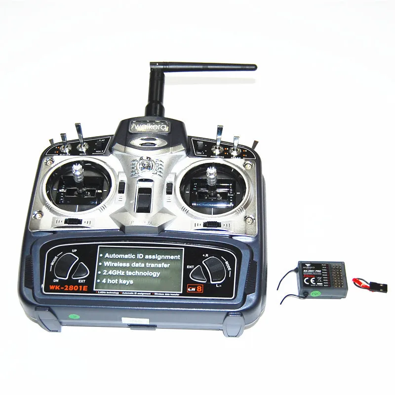 Оригинальная цифровая радиосистема Walkera WK-2801E 8CH 2,4 ГГц с RX-2801 профессиональный приемник
Оригинальная цифровая радиосистема Walkera WK-2801E 8CH 2,4 ГГц с RX-2801 профессиональный приемник