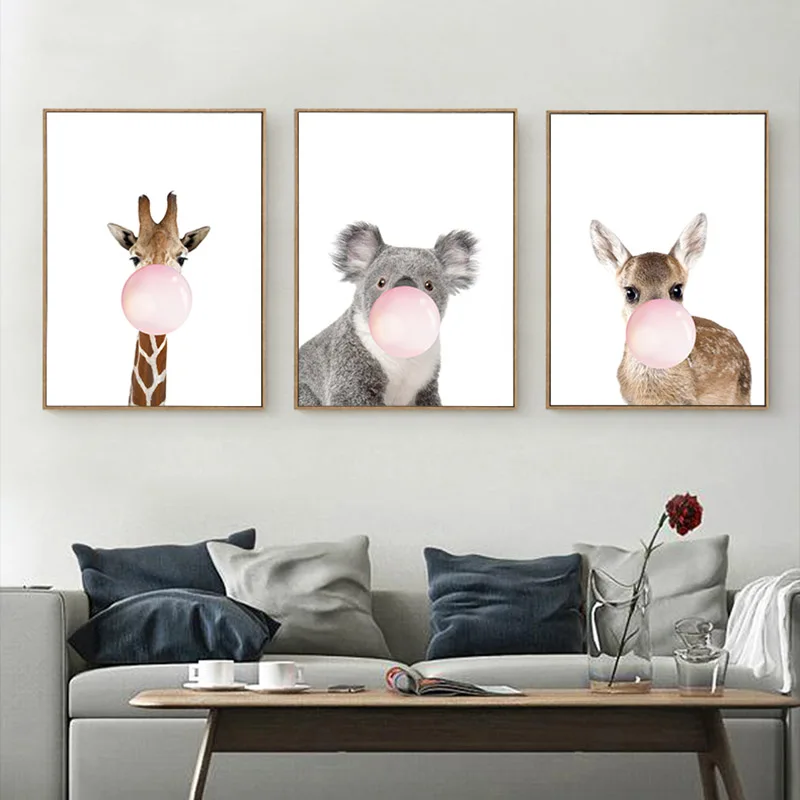 Panda Giraffe Elephant Baby Animal Posters for Kids Room Zebra Nursery Canvas Poster Animals Picture for Kids Room Wall Art
Panda Giraffe Elephant Baby Animal Posters for Kids Room Zebra Nursery Canvas Poster Animals Picture for Kids Room Wall Art