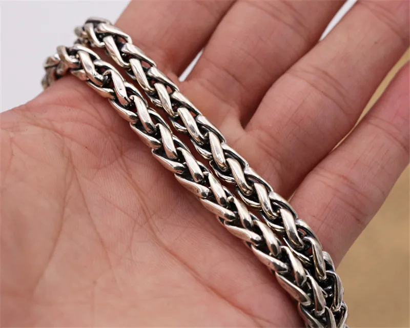 6mm Wide 100% Pure 925 Sterling Silver Chains Necklaces for Men Sterling Silver Necklace Accessories 18-32 inch
6mm Wide 100% Pure 925 Sterling Silver Chains Necklaces for Men Sterling Silver Necklace Accessories 18-32 inch