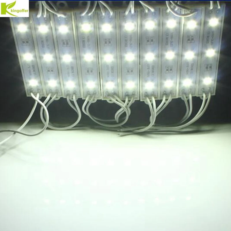 Kingoffer 20 шт./лот SMD5050 Светодиодные модули водонепроницаемый IP65 DC12V 3 светодиода знак