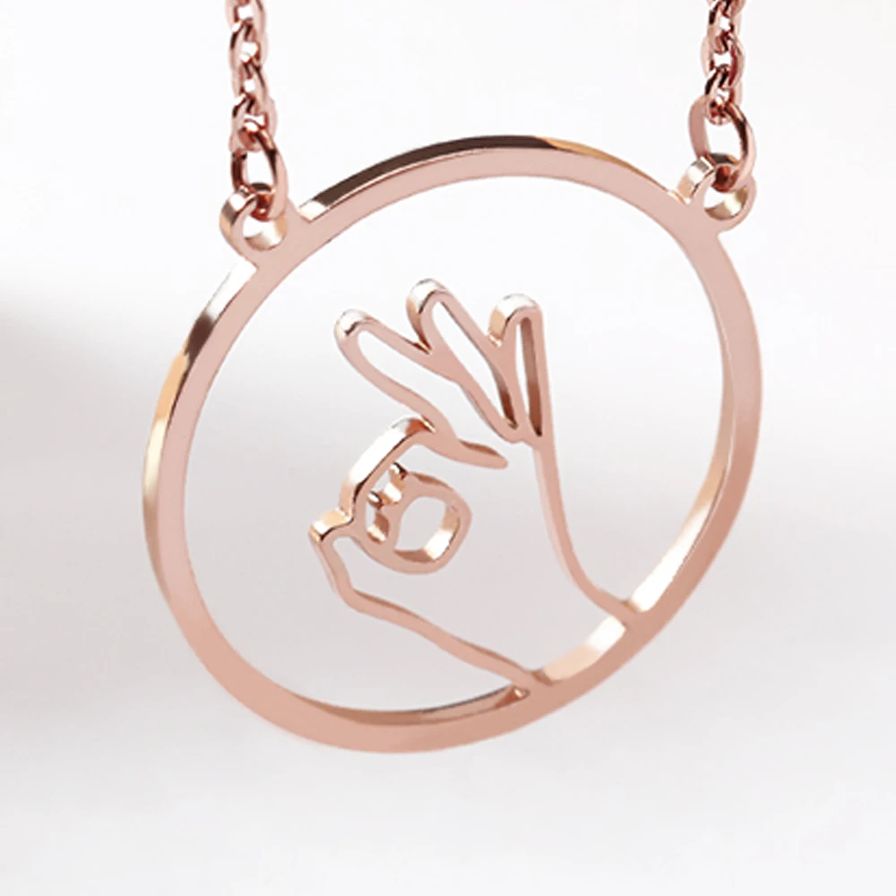 Hollow hand gesture necklace Sign Language I Love You Swear Okay Hand Gestures Necklace Sister Best Friends Necklace
Hollow hand gesture necklace Sign Language I Love You Swear Okay Hand Gestures Necklace Sister Best Friends Necklace