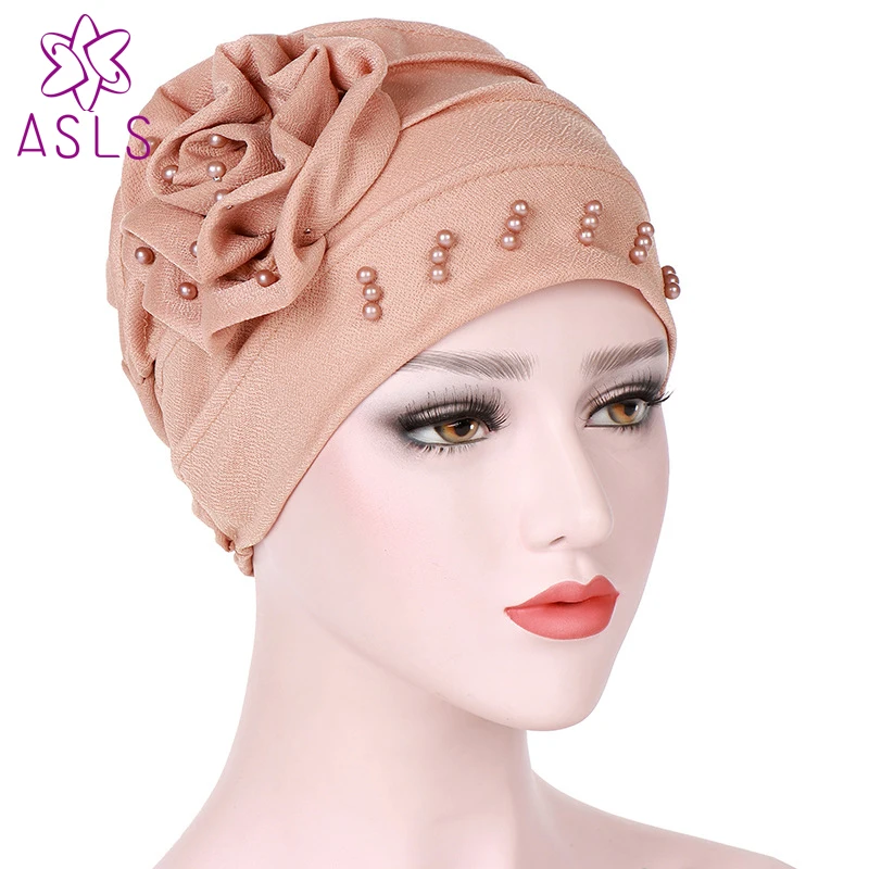 2018 New Fashion Women Head Wrap Bonnet Turban sleeping Cap With Spring Pearl Flower Ladies Turban
2018 New Fashion Women Head Wrap Bonnet Turban sleeping Cap With Spring Pearl Flower Ladies Turban