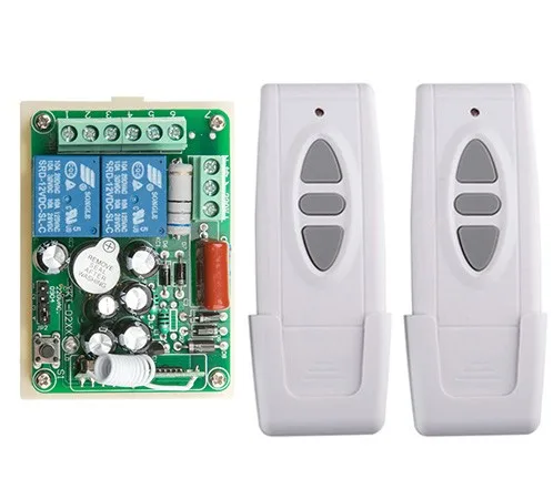 AC220V 1CH 10A Wireless Remote Control Switch System teleswitch 1*Receiver and 2*Transmitter for Appliances Gate Garage Door
AC220V 1CH 10A Wireless Remote Control Switch System teleswitch 1*Receiver and 2*Transmitter for Appliances Gate Garage Door