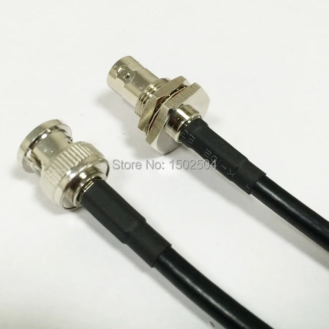 New BNC Male Plug Connector Switch BNC Female Jack Convertor RG58 cable Wholesale Fast Ship 50CM/100CM Adapter
New BNC Male Plug Connector Switch BNC Female Jack Convertor RG58 cable Wholesale Fast Ship 50CM/100CM Adapter