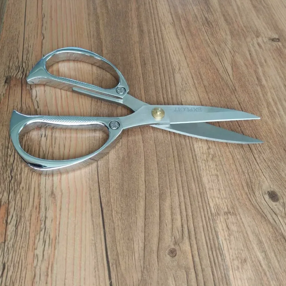 Scissors household Gold and Silver Stainless Steel Tailor Sewing Scissors Blade Dressmaking Shears kitchen shears
Scissors household Gold and Silver Stainless Steel Tailor Sewing Scissors Blade Dressmaking Shears kitchen shears