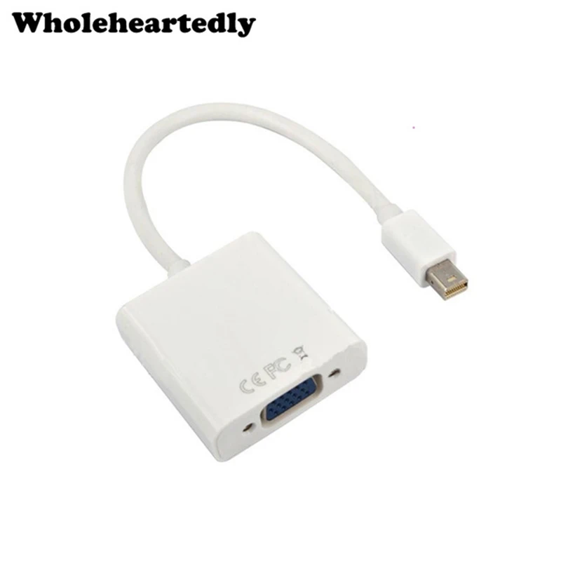 

Thunderbolt Mini DisplayPort Display Port DP To VGA Adapter Cable for Apple MacBook Air Pro iMac Mac