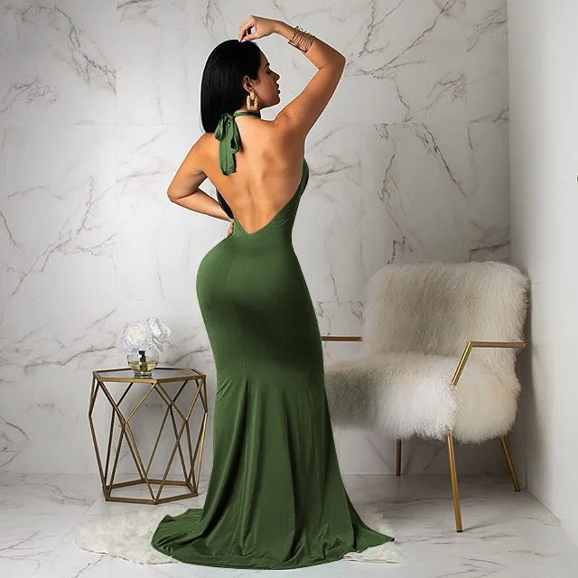Elegant Lace Up Bandage Long Dress Women Sexy Hollow Out Off Shoulder Evening Party Dresses Slit Maxi Bodycon Dress Vestidos
Elegant Lace Up Bandage Long Dress Women Sexy Hollow Out Off Shoulder Evening Party Dresses Slit Maxi Bodycon Dress Vestidos
