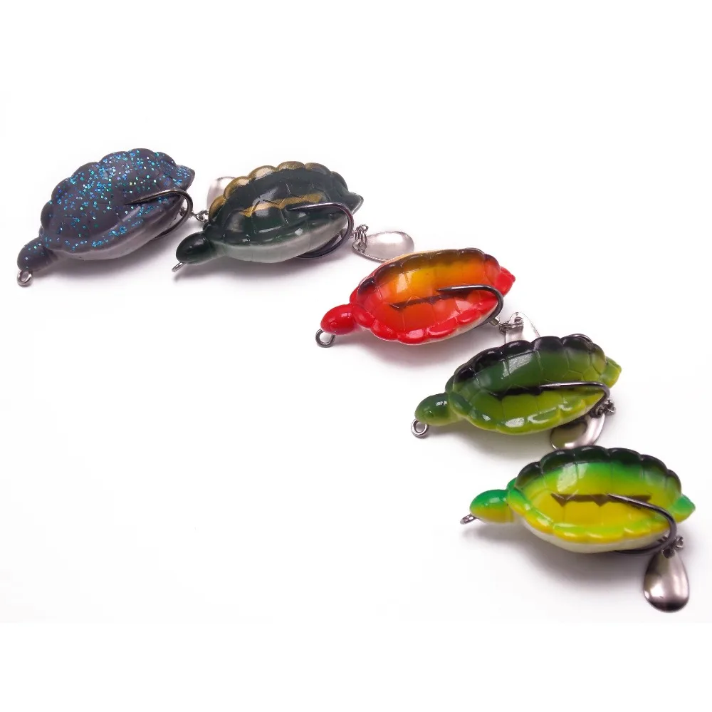 CATCHSIF 5pcs Hollow body soft turtle 12.5g fishing baits Make bass attack baby enemy lures KIT
CATCHSIF 5pcs Hollow body soft turtle 12.5g fishing baits Make bass attack baby enemy lures KIT