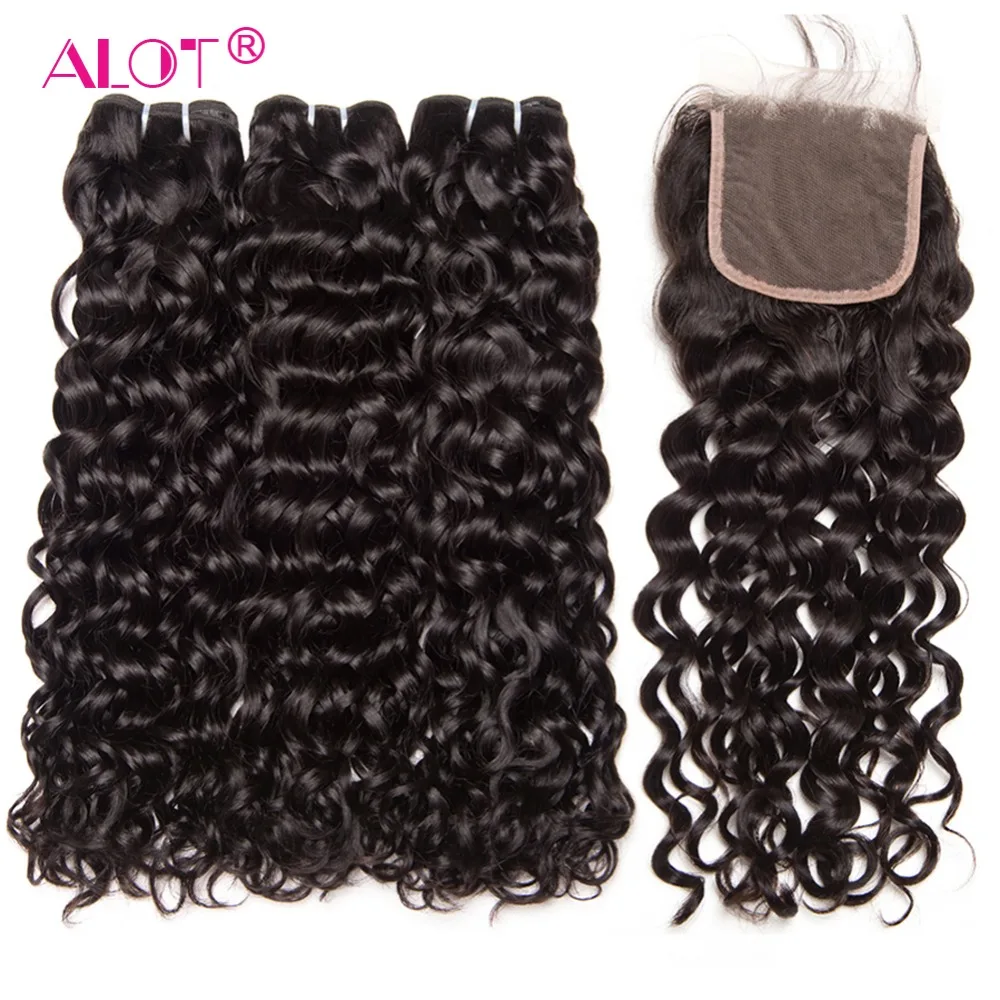 Alot Brazilian Water Wave 3 Bundles With Closure Human Hair Bundles With Closure Remy Brazilian Weave With Closure
Alot Brazilian Water Wave 3 Bundles With Closure Human Hair Bundles With Closure Remy Brazilian Weave With Closure